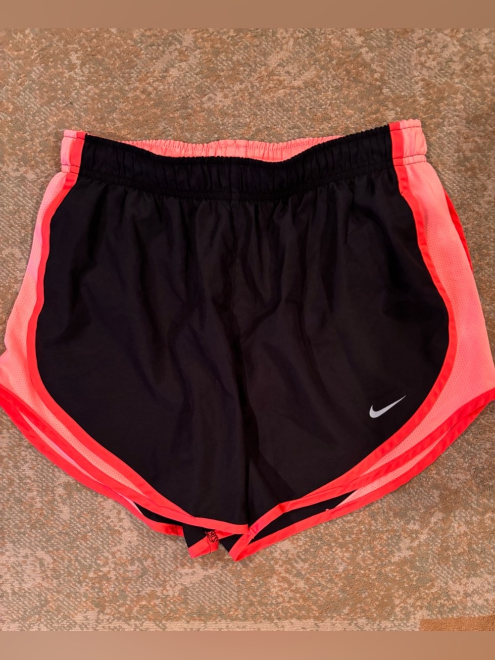 Nike Dri-FIT Running Shorts Womens Medium Black Pink Athletic